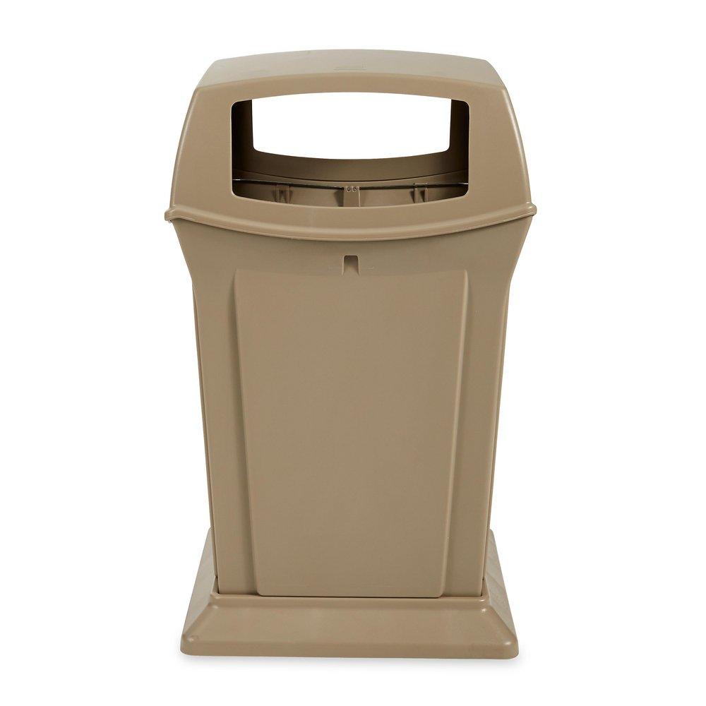 Rubbermaid Beige 45 gal Container with 4-Opening 