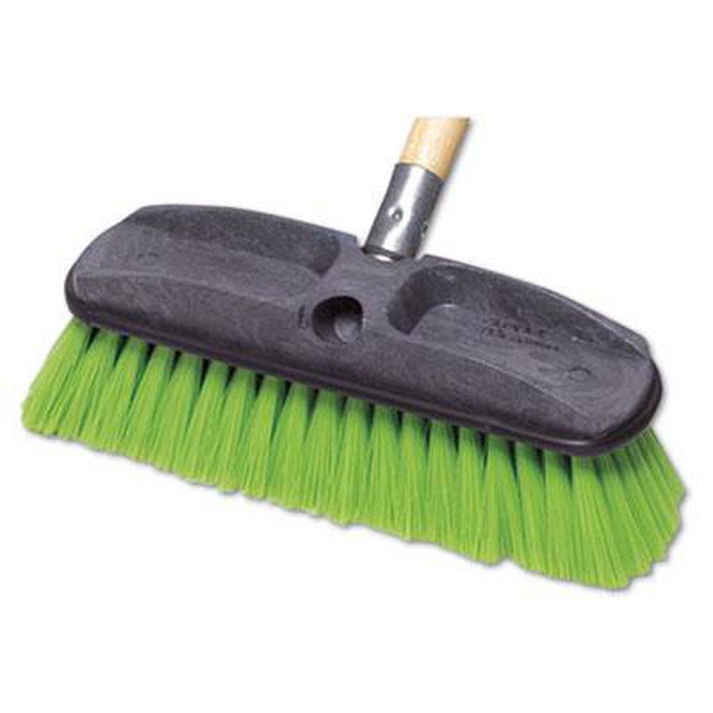 Rubbermaid Green Nylon Fill Plastic Block Wash Brush 