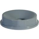 Rubbermaid Grey 20-1/8 x 5 x 20-1/8 in. Plastic Funnel Top Lid 