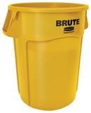 Rubbermaid Yellow 24 in. 44 gal Polyethylene Container 