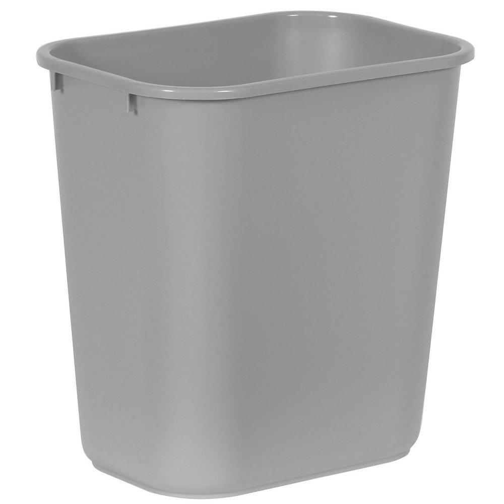 Rubbermaid Grey 15 x 14-2/5 x 10-1/5 in. Plastic Waste Container in Grey 