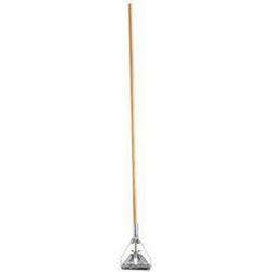 60 in. Wood and Steel Mop Handle in Natural