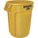 Rubbermaid Yellow 22-22/25 in. 20 gal Resin Vented Trash Container 