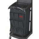 Rubbermaid Black 1-1/2 x 28 x 19-3/4 in. Fabric Nine Pocket Hanging Cart Caddy Bag 