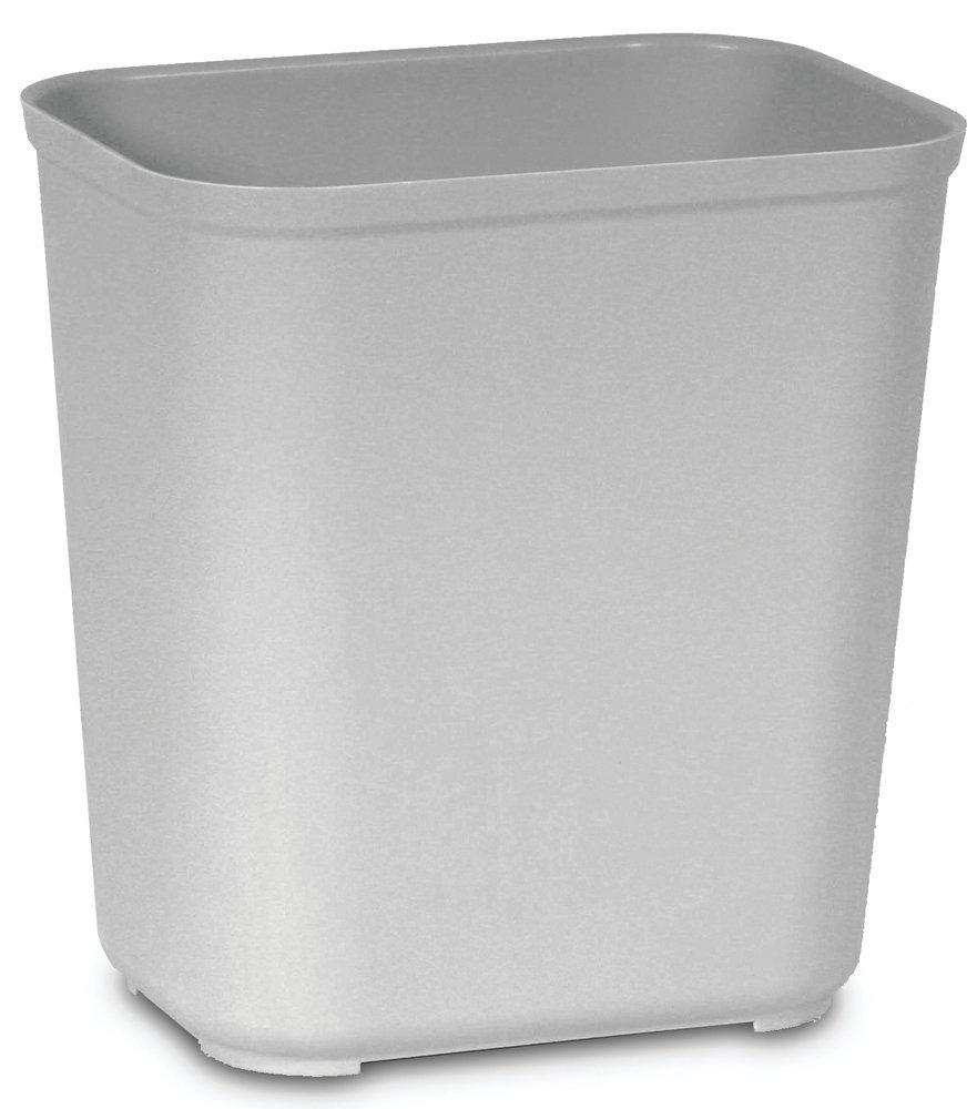 Rubbermaid Grey 28 qt Fire Resistant Waste Basket 