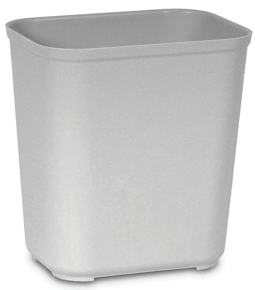 Rubbermaid Grey 28 qt Fire Resistant Waste Basket 