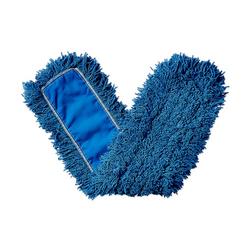 36 x 5 in. Twisted Loop Polyester and Synthetic Dust Mop in Blue
