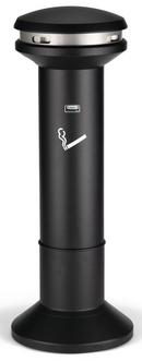 Rubbermaid Black Ultra-High Capacity Smoking Receptacle 