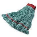 5 in. Cotton and Synthetic Yarn Blend Wet Mop in Green