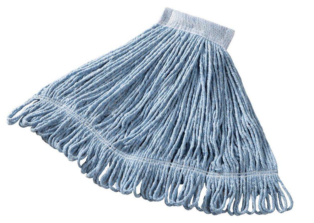 Rubbermaid Blue 5 x 5 in. Cotton and Synthetic Yarn Blend Wet Mop 
