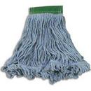 5 x 5 in. Cotton and Synthetic Yarn Blend Wet Mop in Blue
