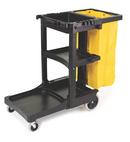 Cleaning Cart Trolley in Black