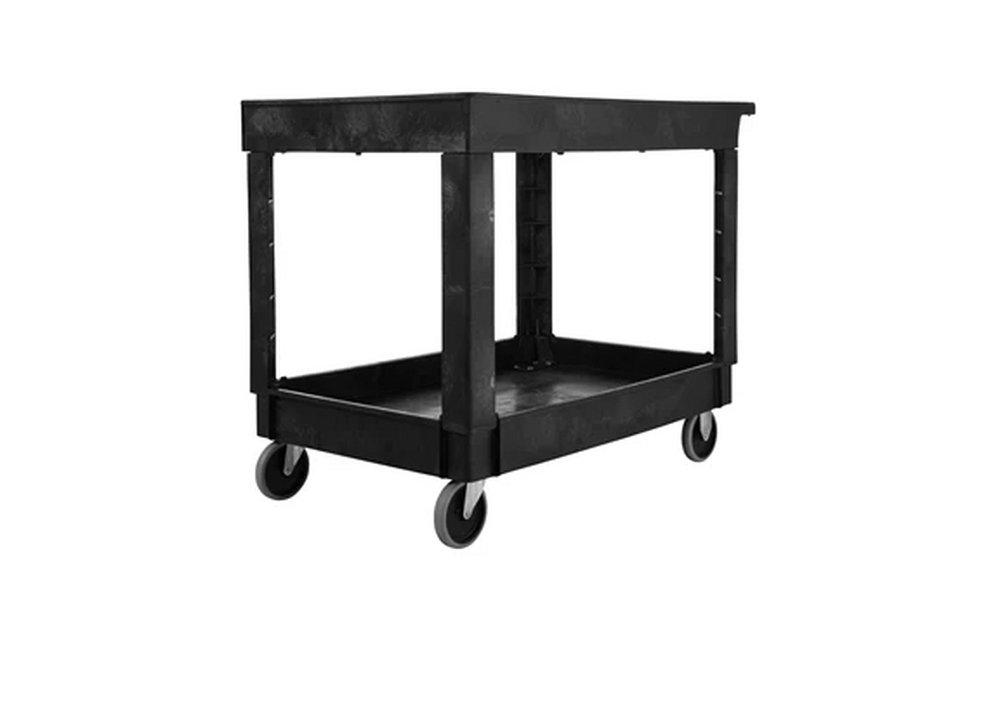 Rubbermaid Black 500 lb. Structural Foam Utility Cart in 
