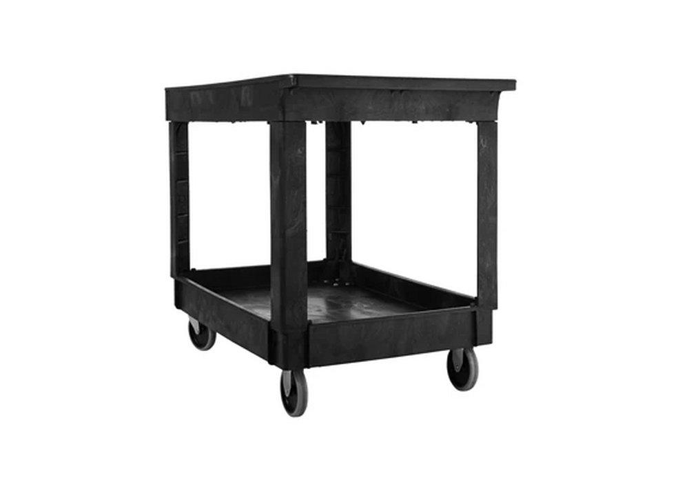 Rubbermaid Black 500 lb. Structural Foam Utility Cart in 