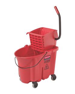 Combo Side Press Bucket in Red
