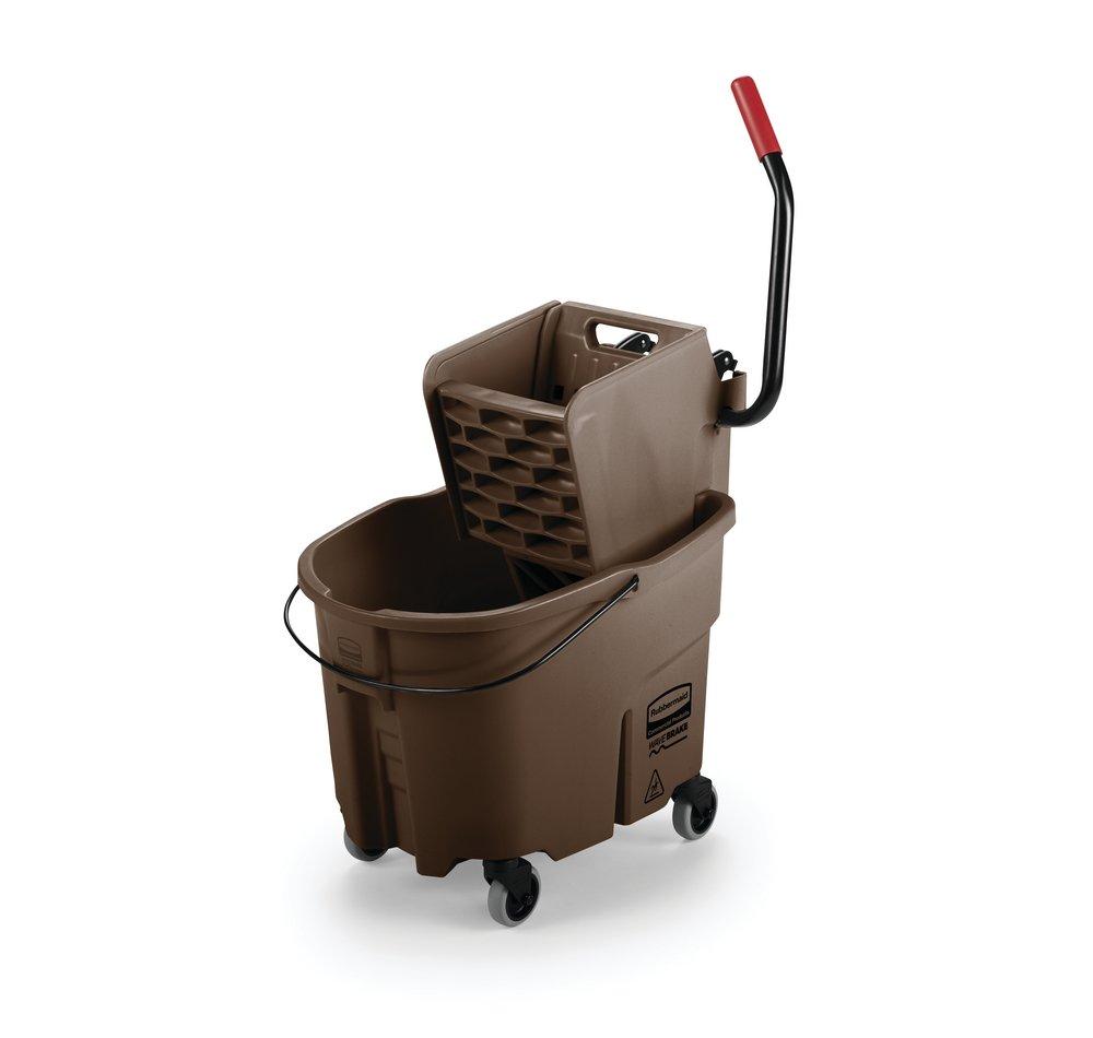 Rubbermaid Brown Combo Side Press Bucket 