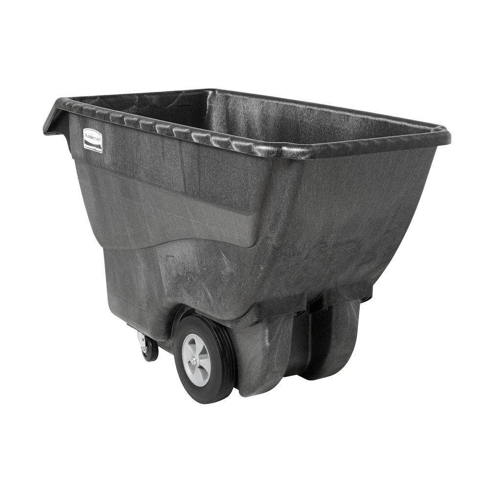 Rubbermaid Black 64-1/2 in. Standard Duty Structural Foam Tilt Truck in Black 