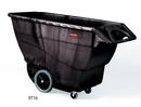 Rubbermaid Black 70-4/5 in. Structural Foam Tilt Truck in Black 