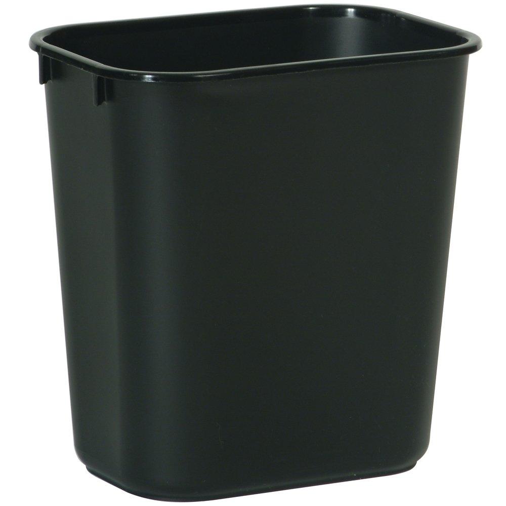 Rubbermaid Black 13-5/8 qt Waste Basket 