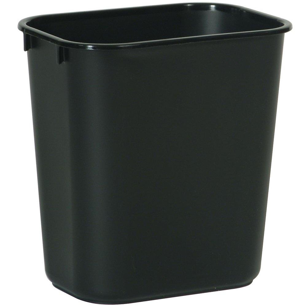 Rubbermaid Black 13-5/8 qt Waste Basket 