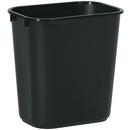 Rubbermaid Black 13-5/8 qt Waste Basket 