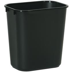 13-5/8 qt Waste Basket in Black