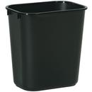 Rubbermaid Black 13-5/8 qt Waste Basket 