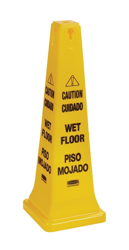 Rubbermaid Yellow Caution Wet Floor Safety Cone 