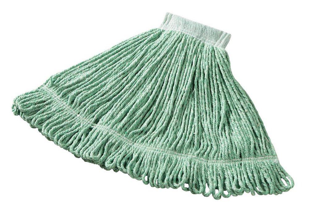 Rubbermaid Green 5 x 5 in. Cotton and Synthetic Yarn Blend Wet Mop 
