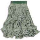 5 x 5 in. Cotton and Synthetic Yarn Blend Wet Mop in Green