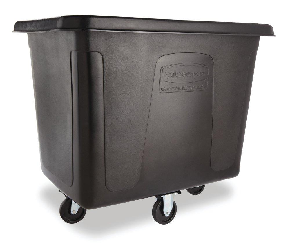 Rubbermaid Black 43-3/4 in. Cube Truck in Black 