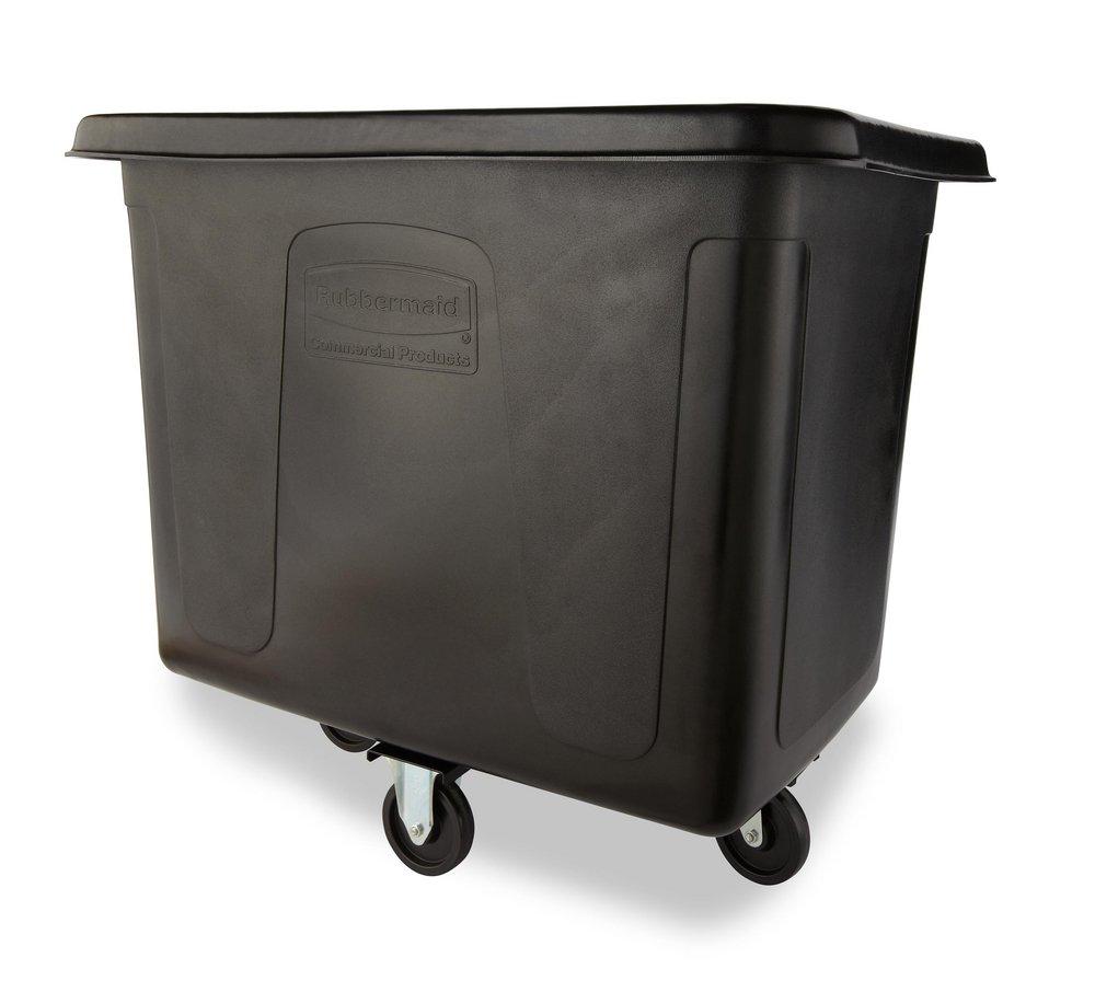 Rubbermaid Black 43-3/4 in. Cube Truck in Black 