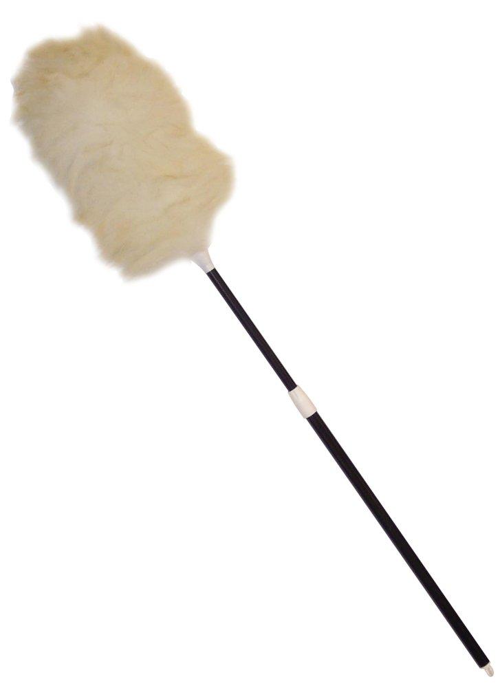 Rubbermaid Black Lambswoll Duster with Telescoping Plastic Handle 