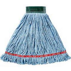 5 in. Cotton and Synthetic Yarn Blend Wet Mop in Blue
