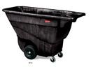 Rubbermaid Black 57-2/5 in. Structural Foam Tilt Truck in Black 