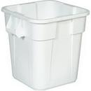 Rubbermaid White 22-1/2 x 23 x 28 in. 28 gal Resin Square Container 