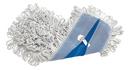 Rubbermaid White 18 x 5 in. Looped Fringe Finish Mop with Blue Stripes 