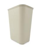 Rubbermaid Beige 11-1/4 x 20-13/100 x 15 in. Plastic Fire Resistant Waste Basket in Beige 