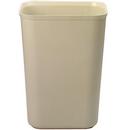 Rubbermaid Beige 11-1/4 x 20-13/100 x 15 in. Plastic Fire Resistant Waste Basket in Beige 