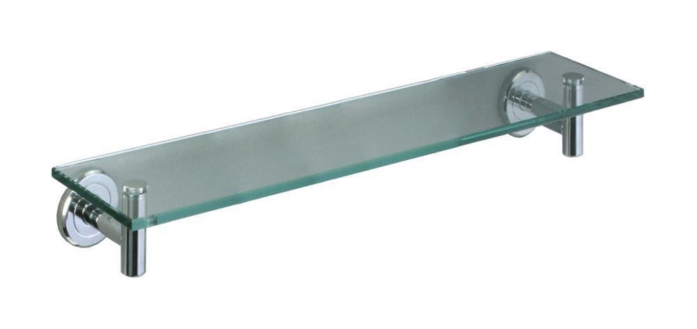 Gatco Polished Chrome 20-13/100 in. Rectangular Shower Shelf 