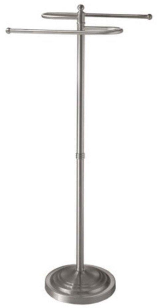 Gatco Satin Nickel Floor Stand S-Style Towel Holder 