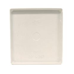 29-1/2 in. Plastic Washing Machine Pan in White