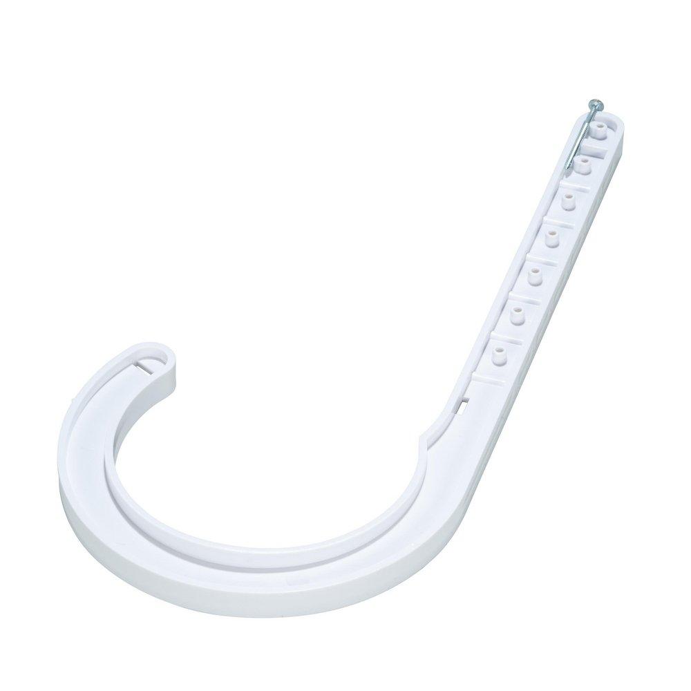 Water-Tite White Plastic J-Hook in White 