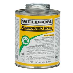 16 oz. Fast Set Plastic Yellow Pipe Cement