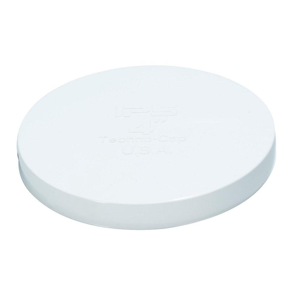 Test-Tite&reg; White Solvent Weld PVC DWV Test Cap in White for 1-1/2 in. to 4 in. DWV Pipes 