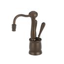 0.7 gpm 1 Hole Deck Mount Hot Water Dispenser with Double Lever Handle in Mocha Bronze