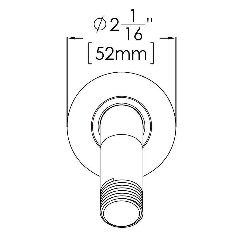 Speakman Oil Rubbed Bronze 7 in. Shower Arm and Flange 