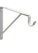 Better Home White Light Duty Shelf and Rod Support Bracket 
