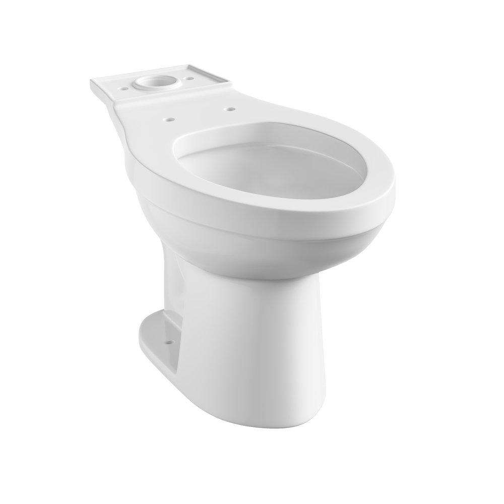 PROFLO&reg; White 16-1/8 in. Round Toilet Bowl 