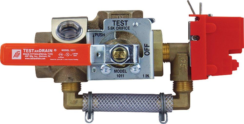 AGF Manufacturing NPT Bronze Test and Drain Sprinkler Valve with 3/4 in. ESFR Orifice 